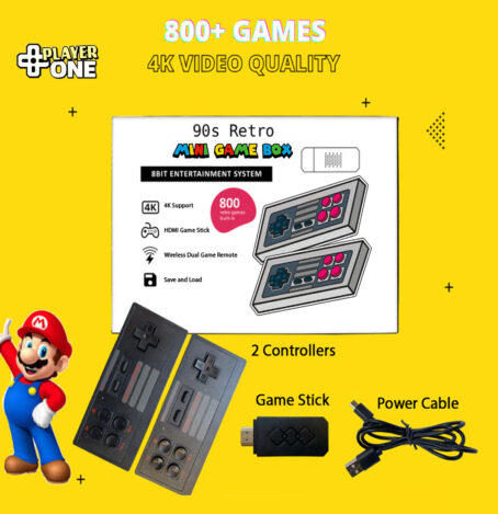 90’s Mini Game Box – 800 Games in 1 Console - Relive Your Bachpan ke Din Today
